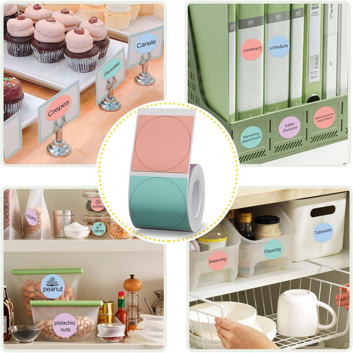 NIIMBOT Samolepicí barevné štítky pro tiskárny B21, B1, B3S, 41x41cm