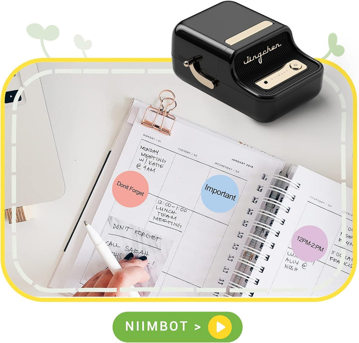 NIIMBOT Samolepicí barevné štítky pro tiskárny B21, B1, B3S, 41x41cm