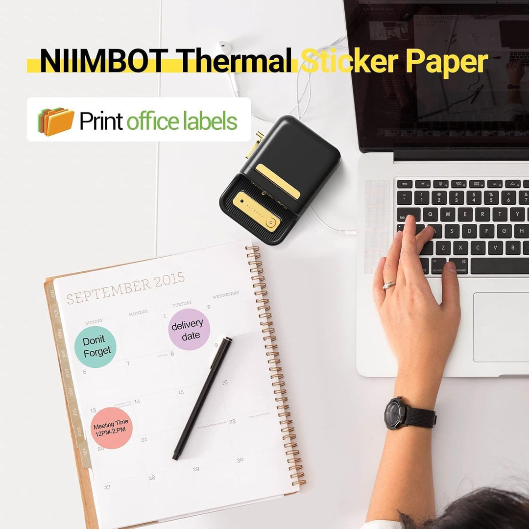 NIIMBOT Samolepicí barevné štítky pro tiskárny B21, B1, B3S, 41x41cm