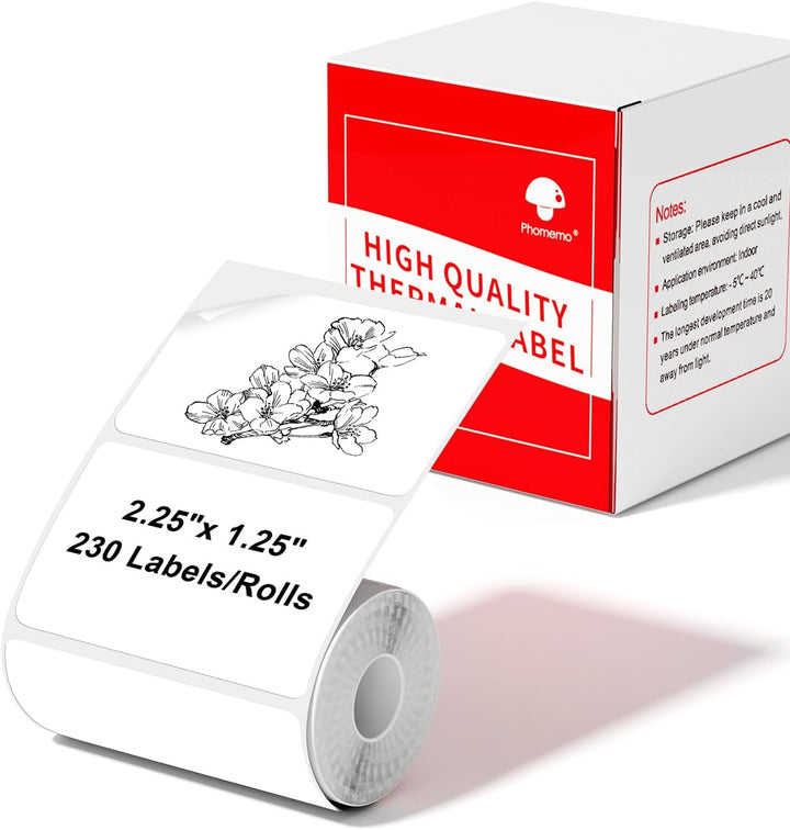 Náhradní samolepicí štítky do tiskárny Phomemo M220, Rozměry 57 x 32 mm