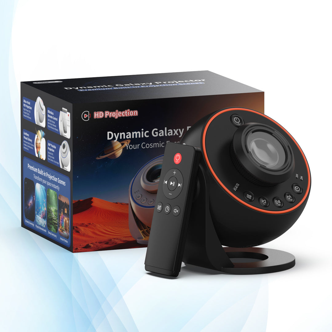 Bolong Dynamický projektor galaxie BL‑VP01 – vestavěné video scény, zvuk a dálkové ovládání