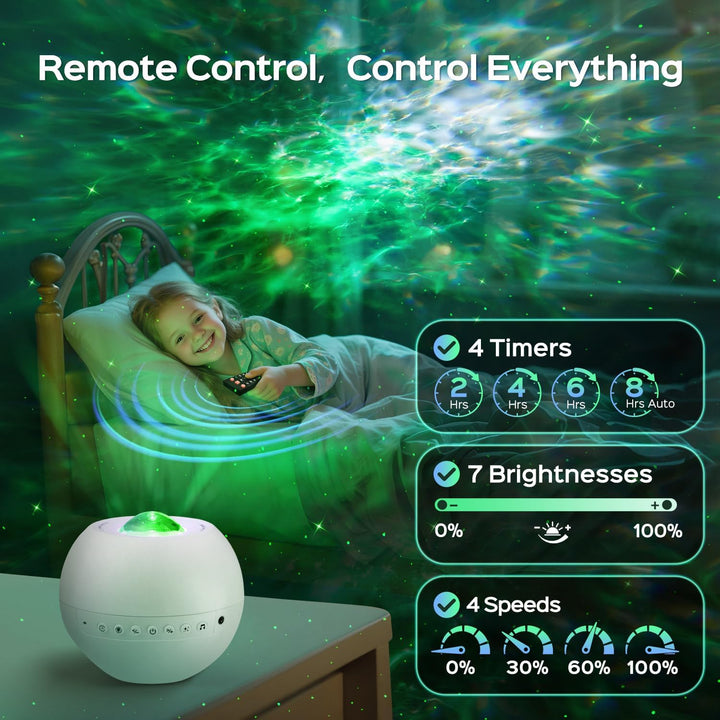 One Fire Projektor galaxie – hvězdná obloha, hudba a relaxace v jednom