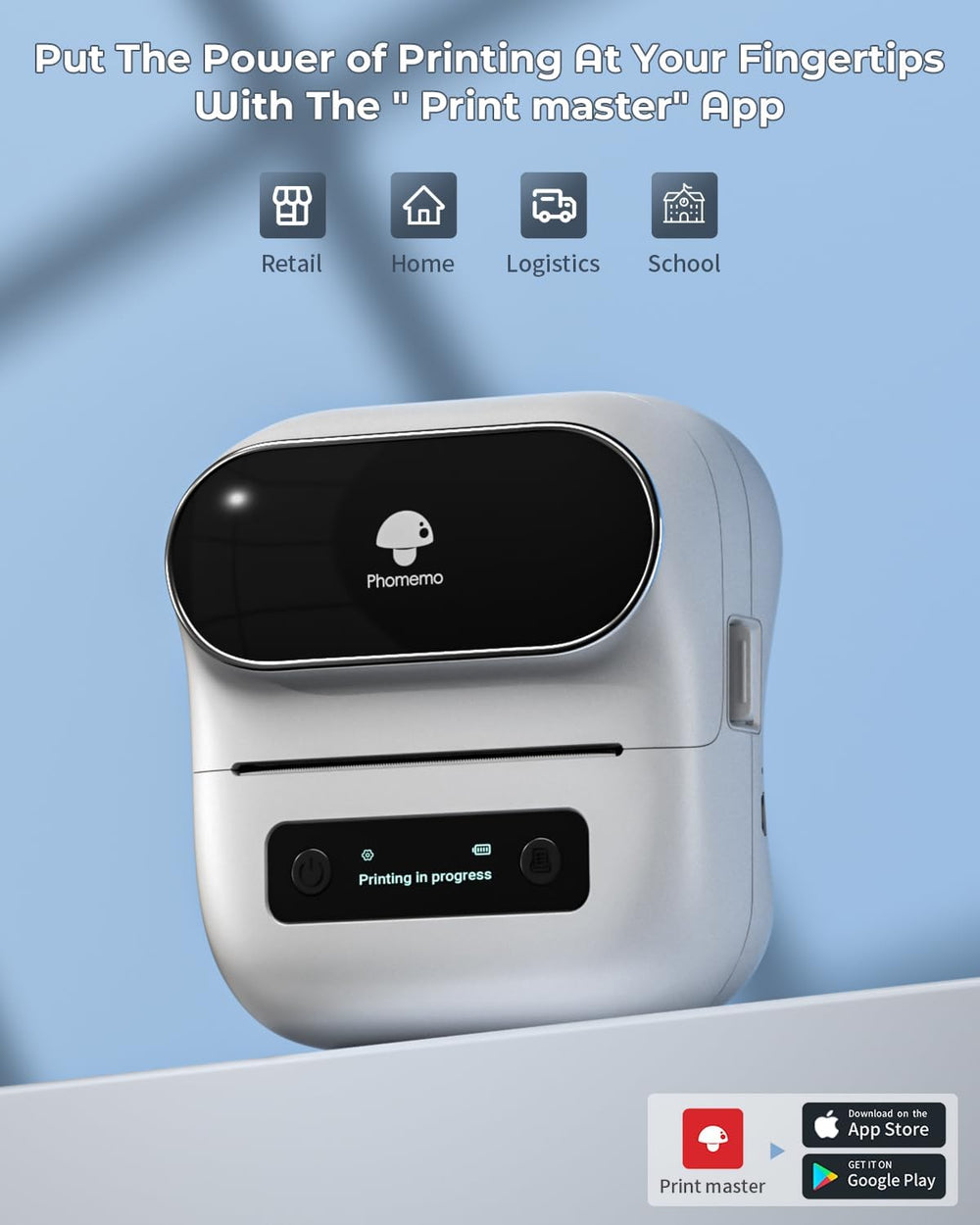 Phomemo M220 Inteligentní Bluetooth tiskárna štítků