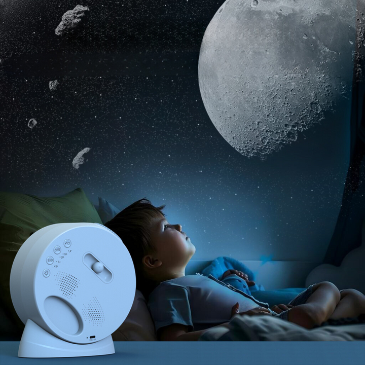 Projektor galaxie s funkcí meteoritu | 13 kazet se snímky ve 4K kvalitě a Bluetooth reproduktor