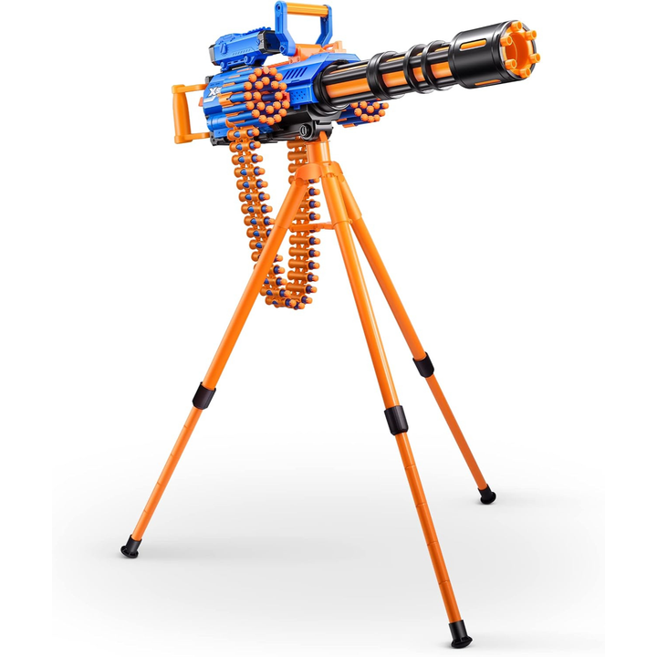 X-Shot Insanity Rage Fire – motorový blaster s pásem na 40 šipek, stativem a 72 pěnovými šipkami