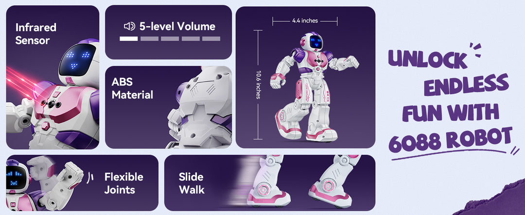 Ruko 6088 Inteligentní robot pro děti s aplikací a dálkovým ovládáním
