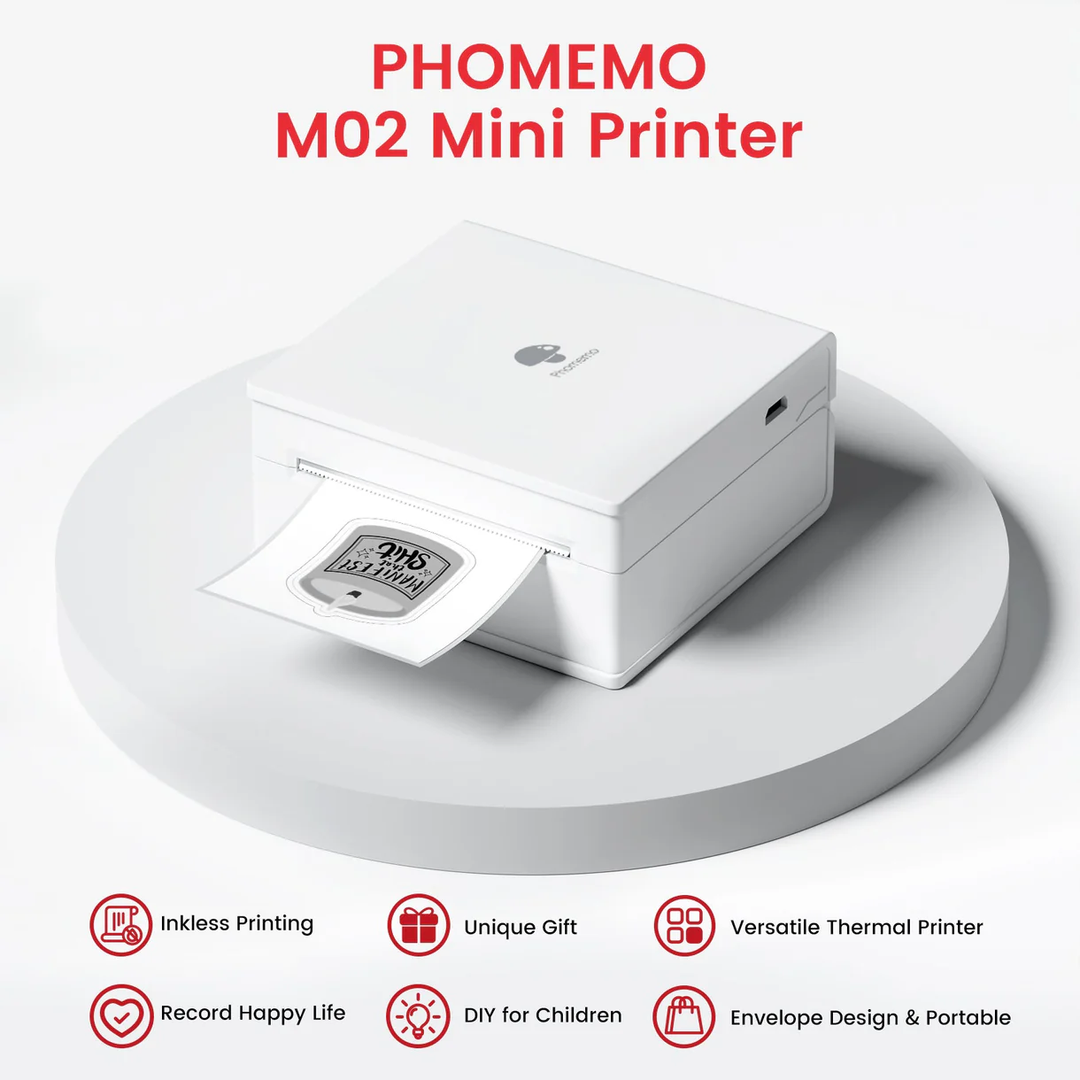 Phomemo M02 Chytrá přenosná tiskárna