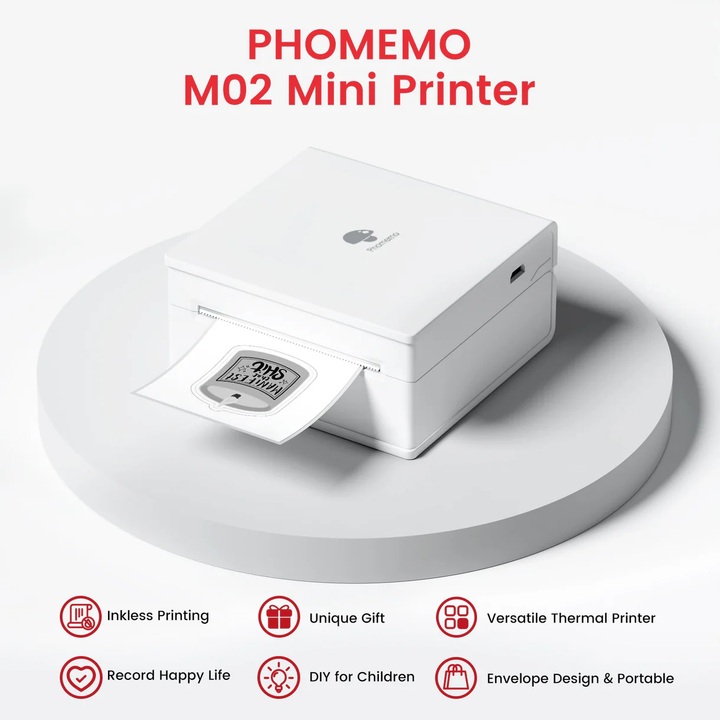 Phomemo M02 Chytrá přenosná tiskárna