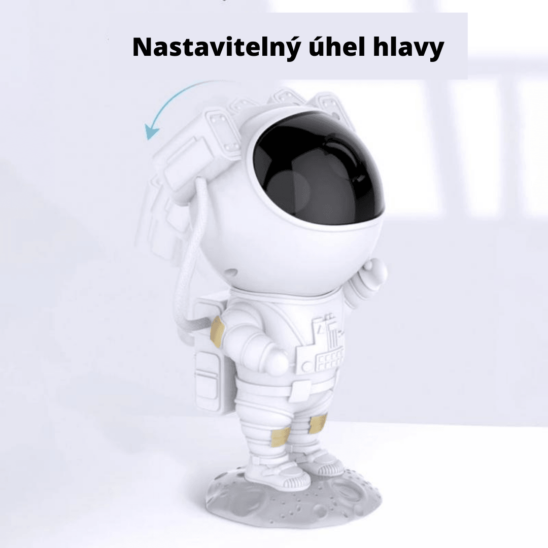 Projektor noční oblohy v podobě kosmonauta - NaDárky.cz